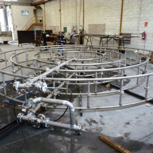 2 líneas de condensados en AISI 316L