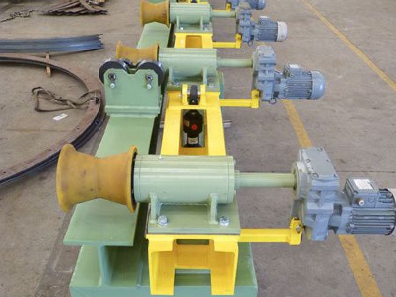 Mesa alimentadora para sierra de tubos automática