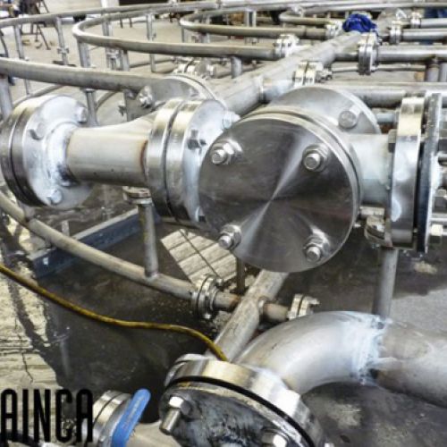 2 líneas de condensados en AISI 316L