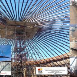 Estructura de techo deposito