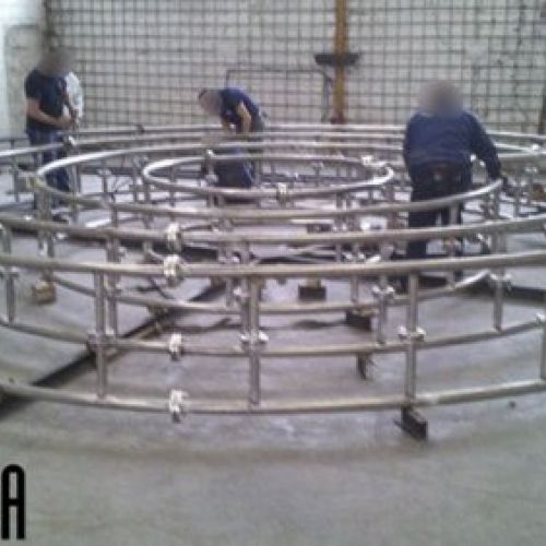 2 líneas de condensados en AISI 316L