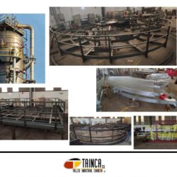 Plataformas, barandillas y escaleras para \"Debutanizer Tower\"