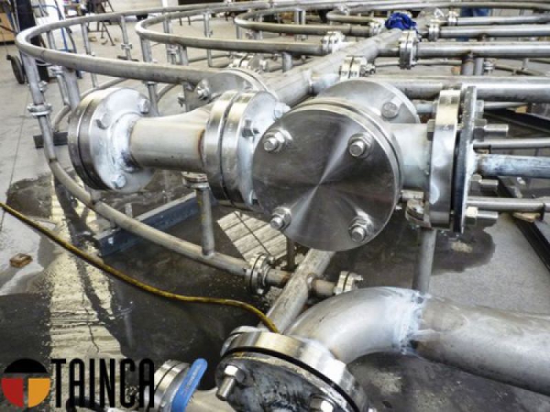 2 líneas de condensados en AISI 316L