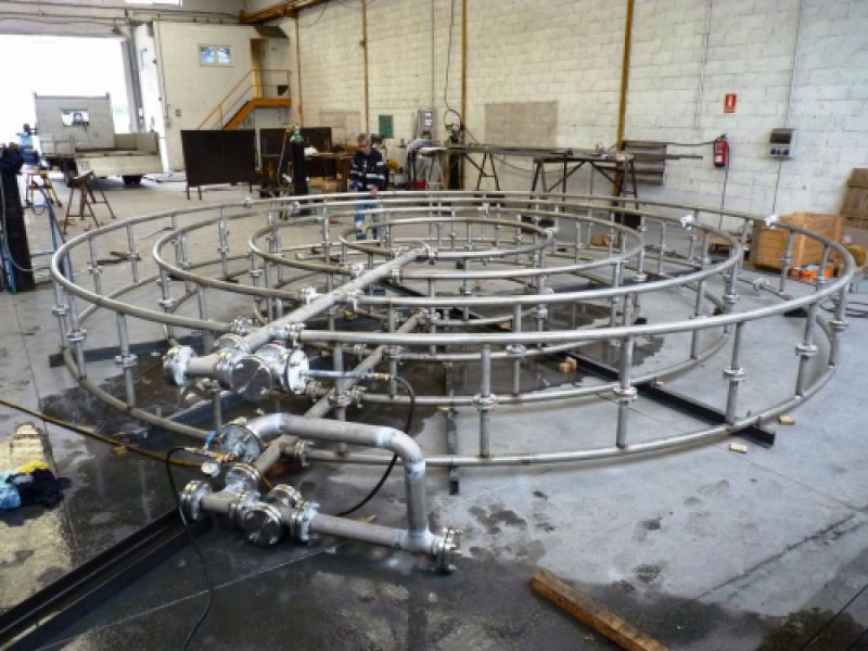 2 líneas de condensados en AISI 316L